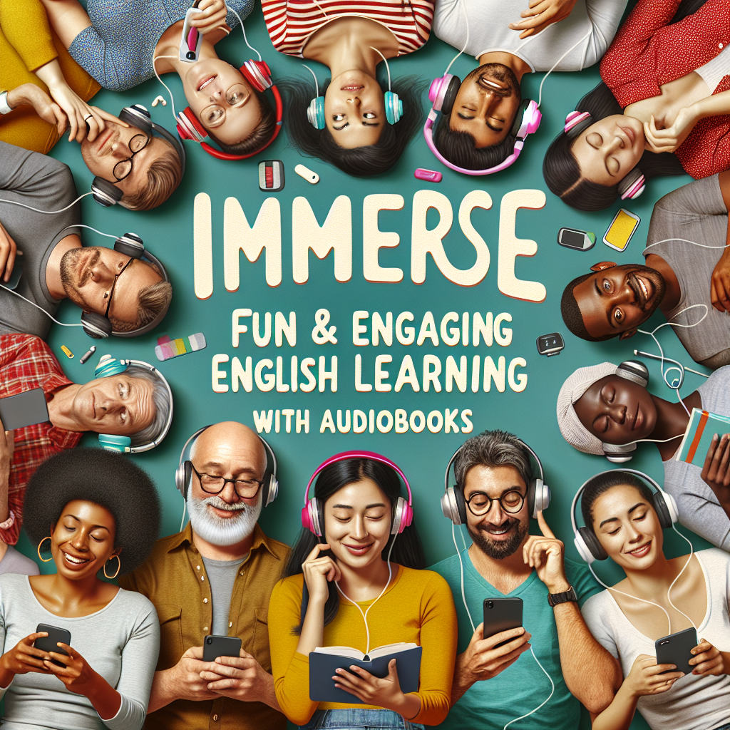 Immerse Yourself: Fun & Engaging English Learning with Audiobooks | Cover